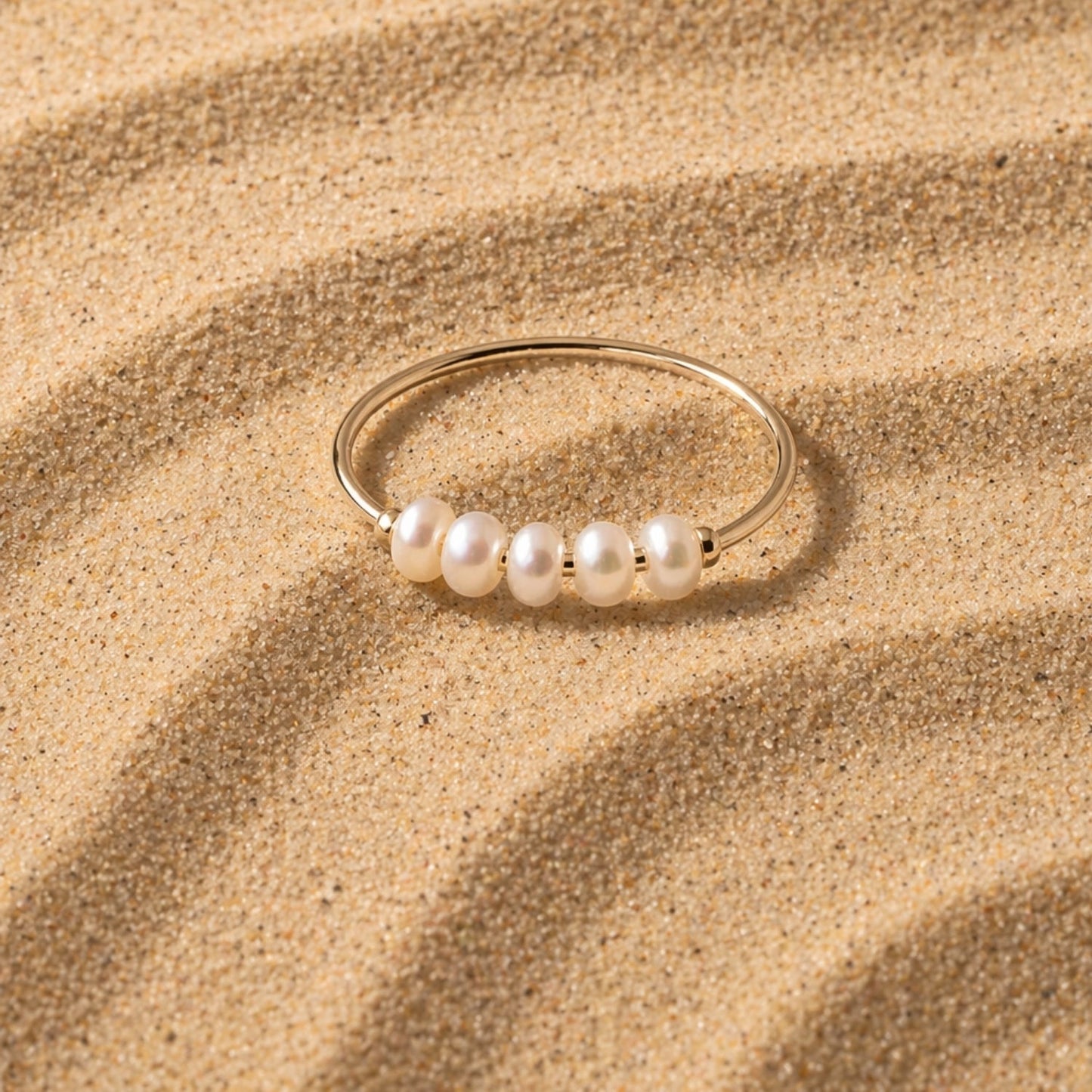 Anillo Mini Perlas