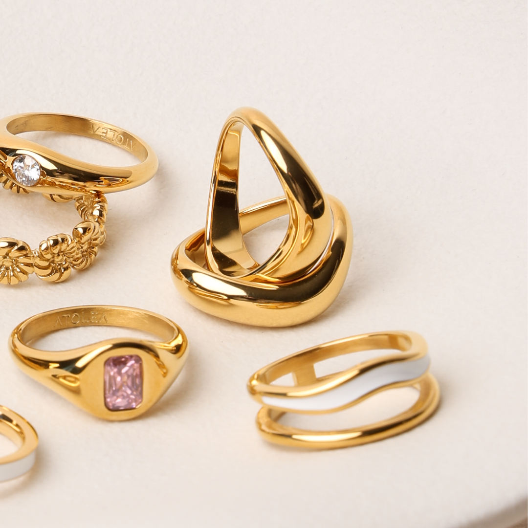 Set de anillos "Doble problema"