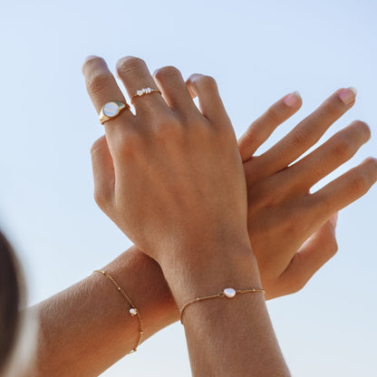 Anillo Mini Perlas