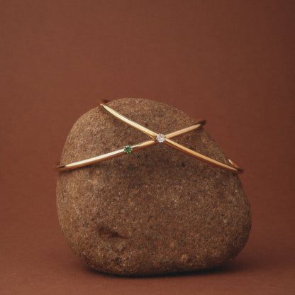 Brazalete Delgado de Esmeraldas
