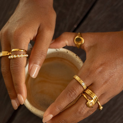 Anillo de banda para uso diario