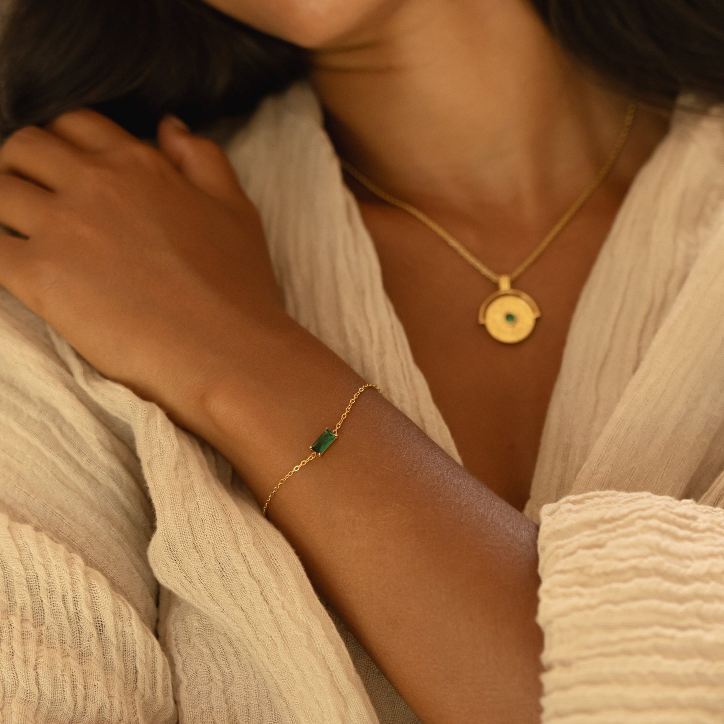 Pulsera de Esmeraldas
