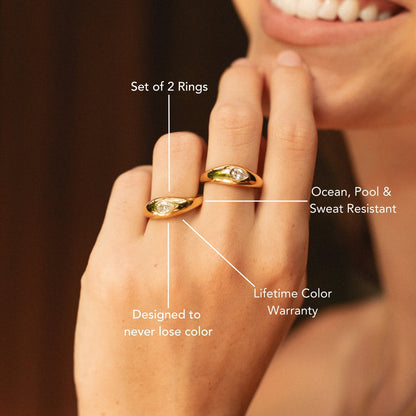 Juego de anillos “Armonía”