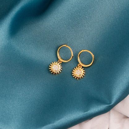 Pendientes de aro Helios