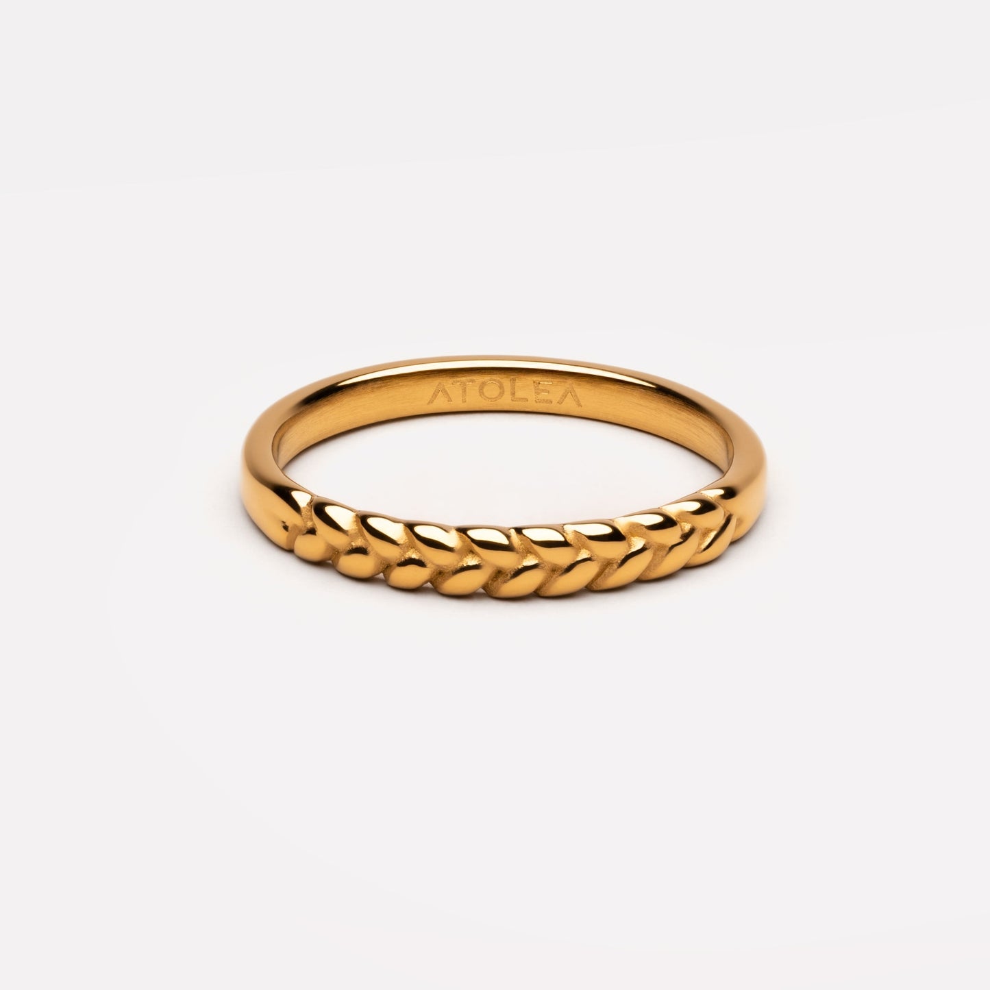 Anillo de corona de laurel