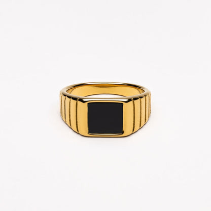 Anillo de ónix "Kaya"