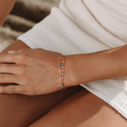 Pulsera Delicada Arcoíris