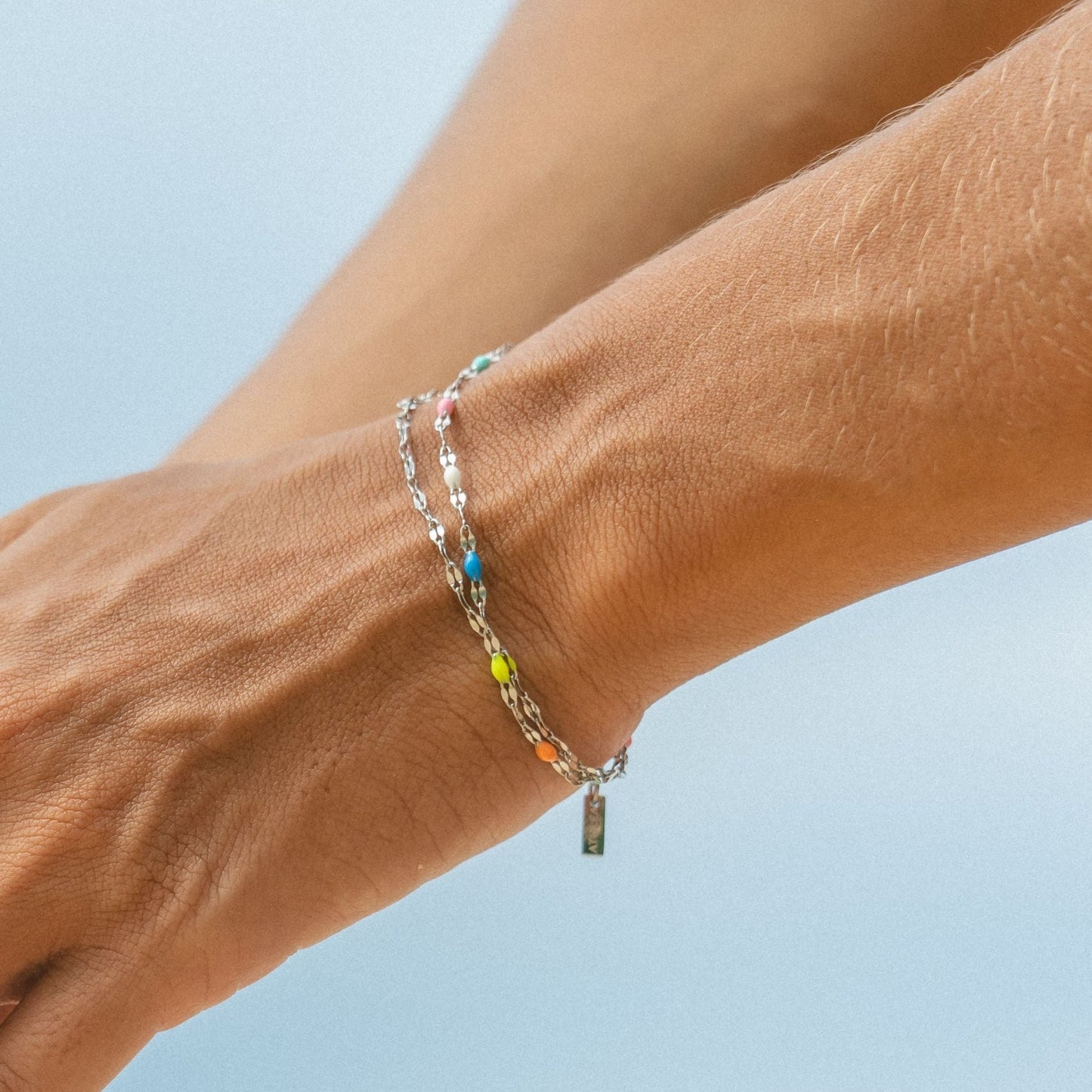 Pulsera Delicada Arcoíris