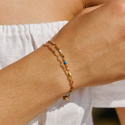 Pulsera Delicada Arcoíris