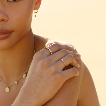 Anillo Brillante de Cuentas