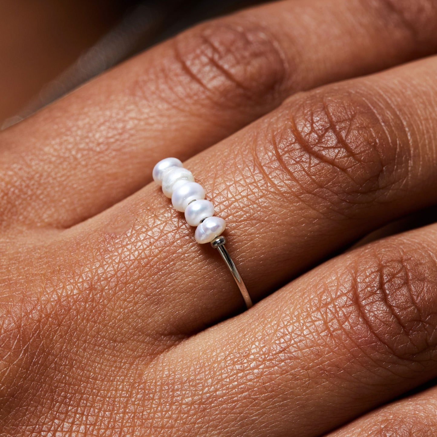 Anillo Mini Perlas