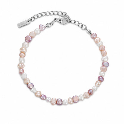 Tobillera Perla Rosa