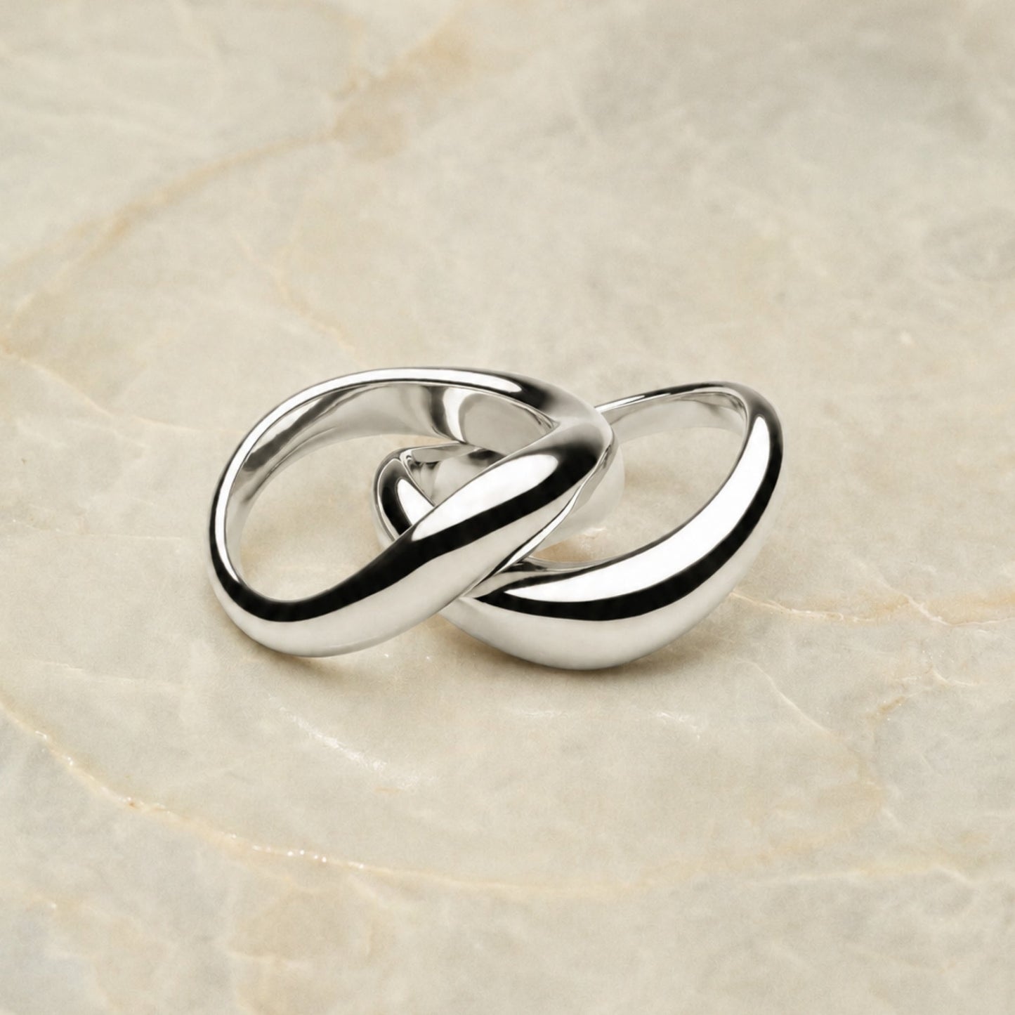 Set de anillos "Doble problema"