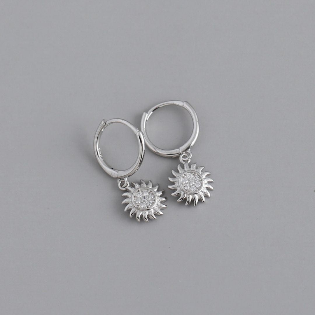 Pendientes de aro Helios