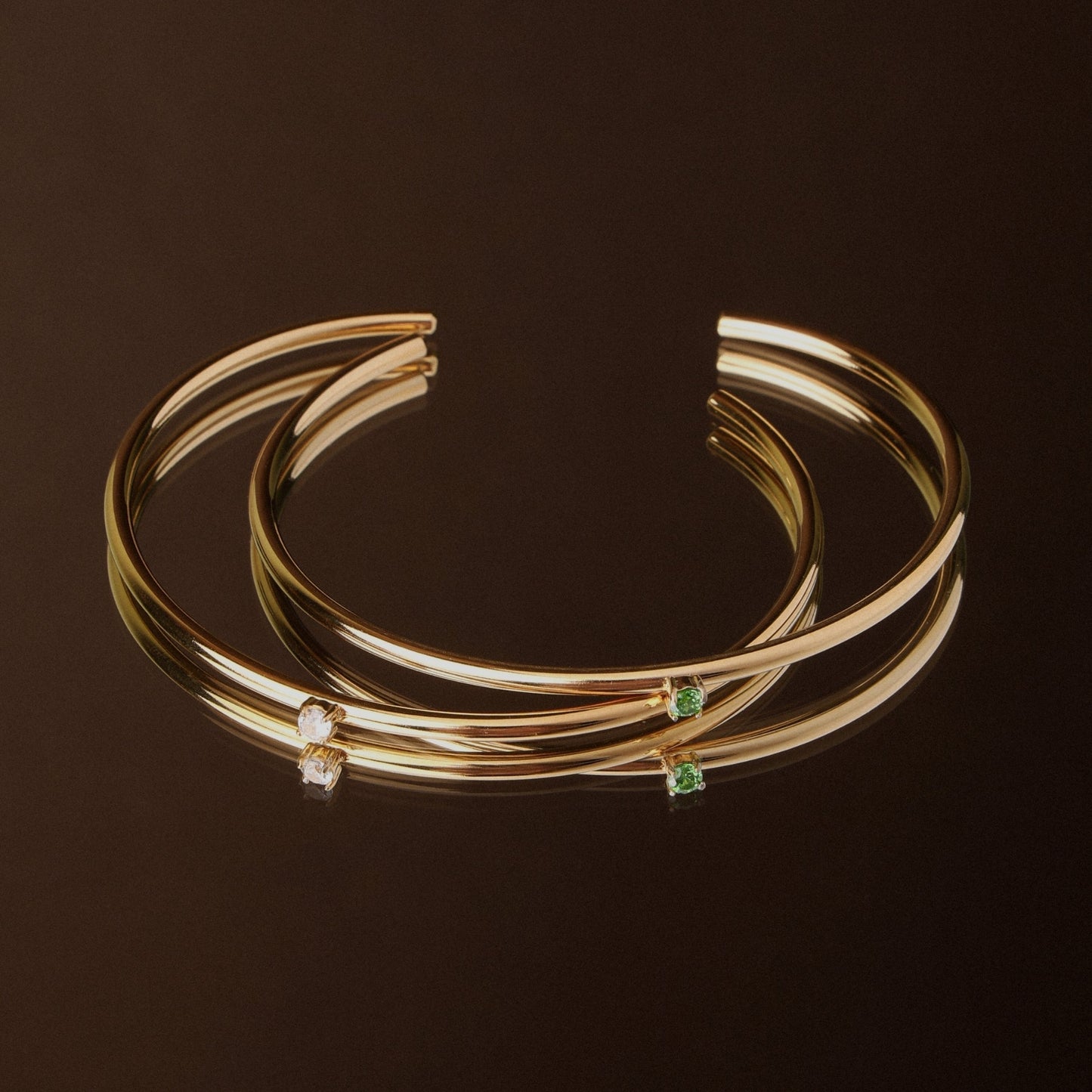 Brazalete solar delgado