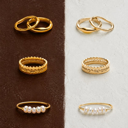 Anillos apilables "Gemini"