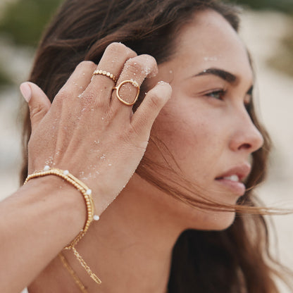 Anillo ovalado "Bahïa"